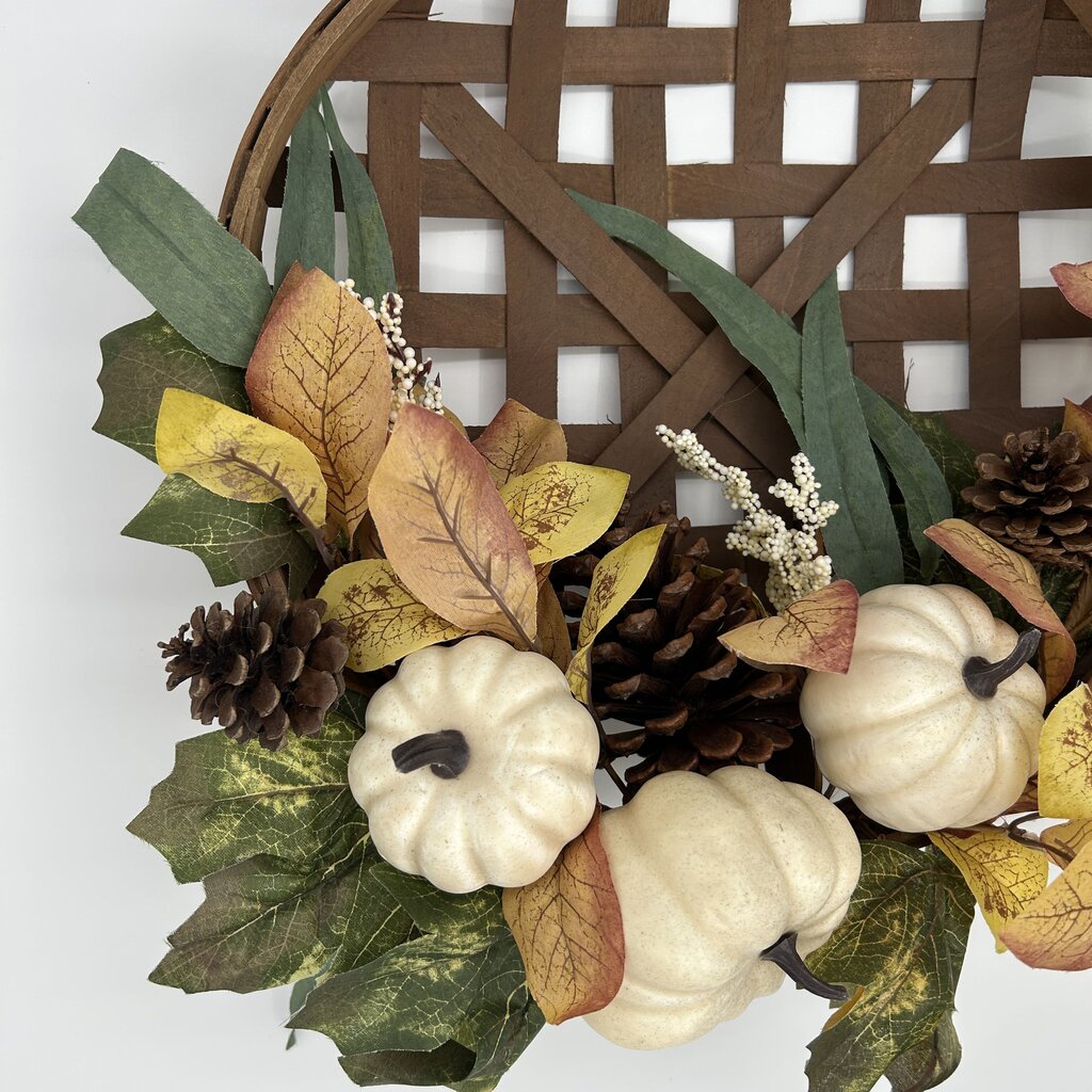 Fall Foliage in Tobacco Basket