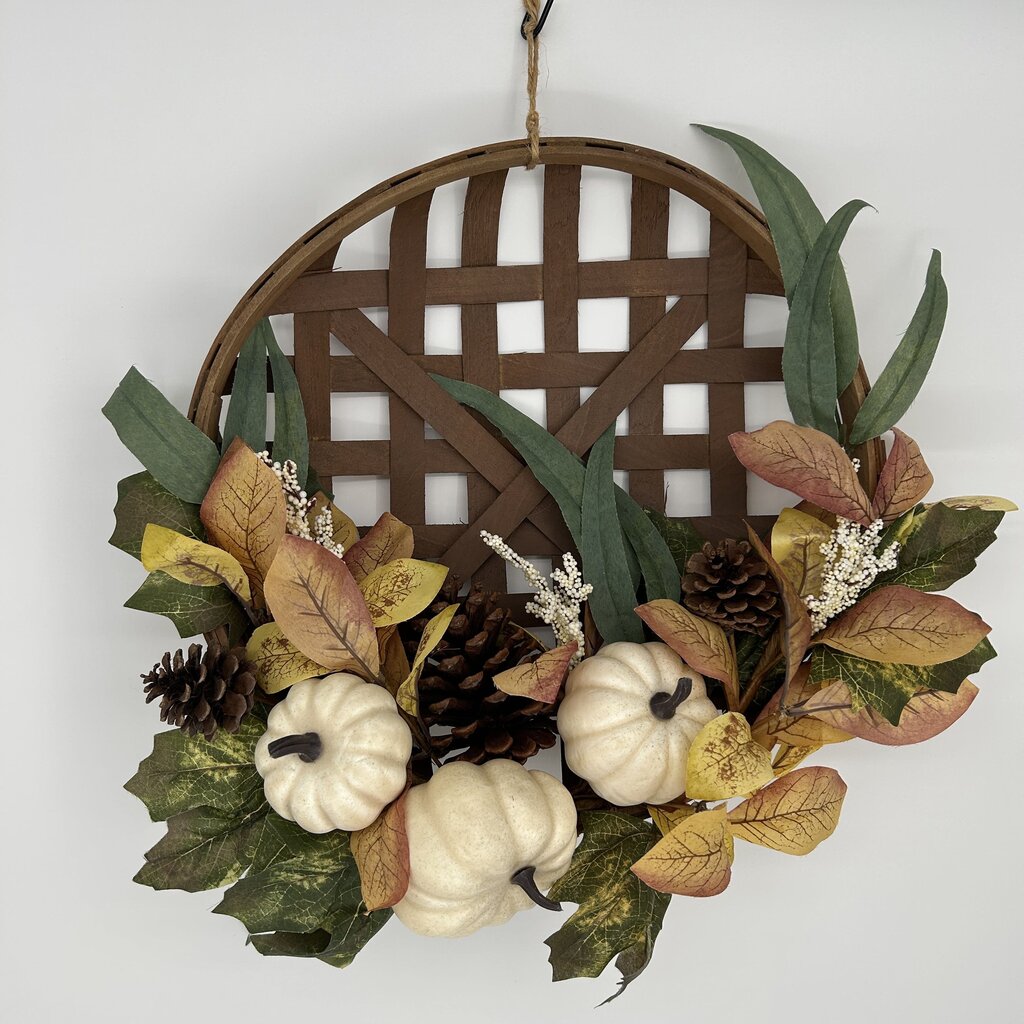 Fall Foliage in Tobacco Basket