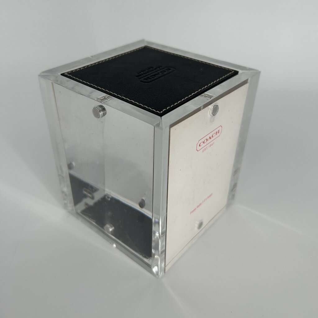 Coach Acrylic Pic Holder Cube