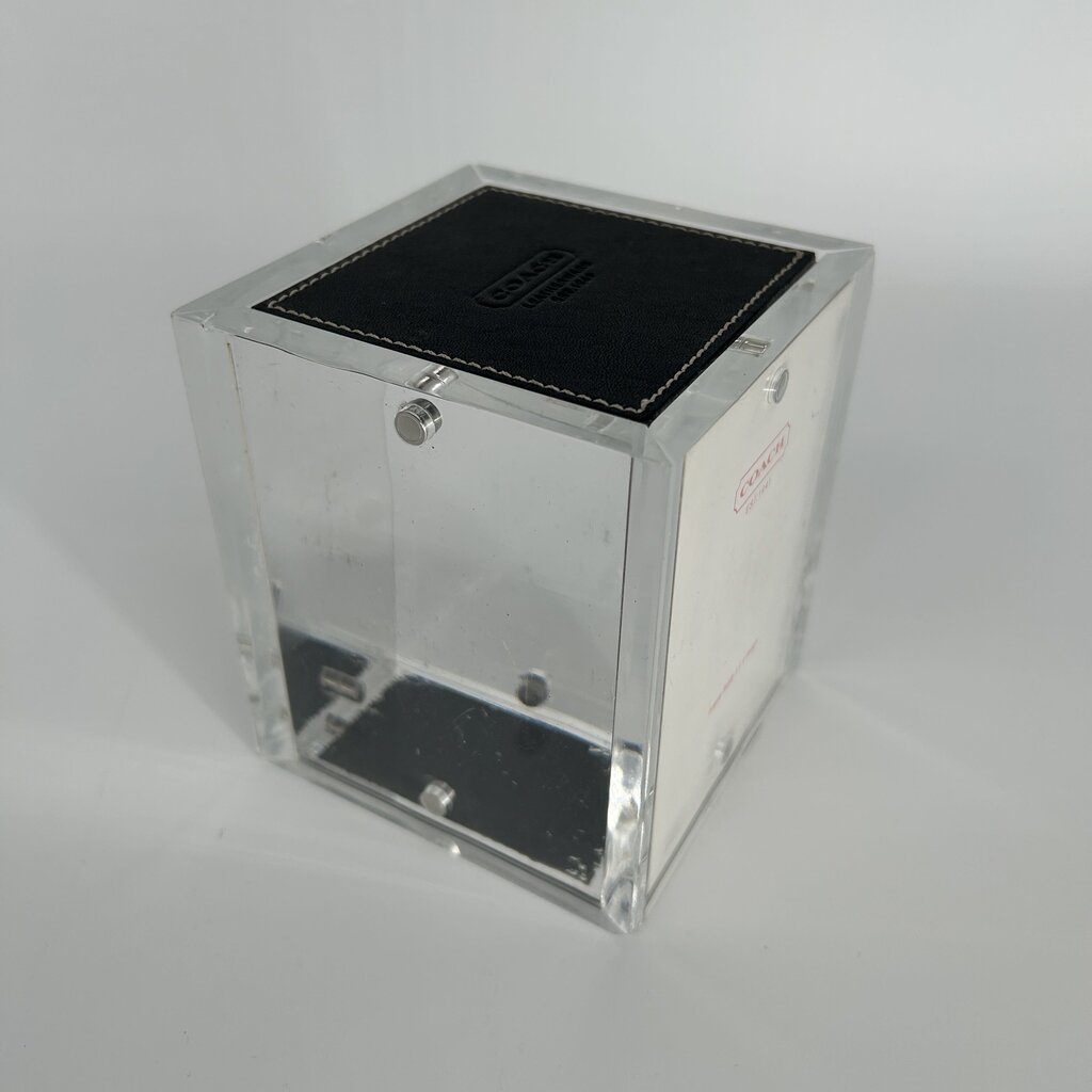Coach Acrylic Pic Holder Cube