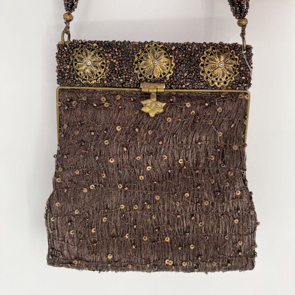 Beaded Metal Clutch