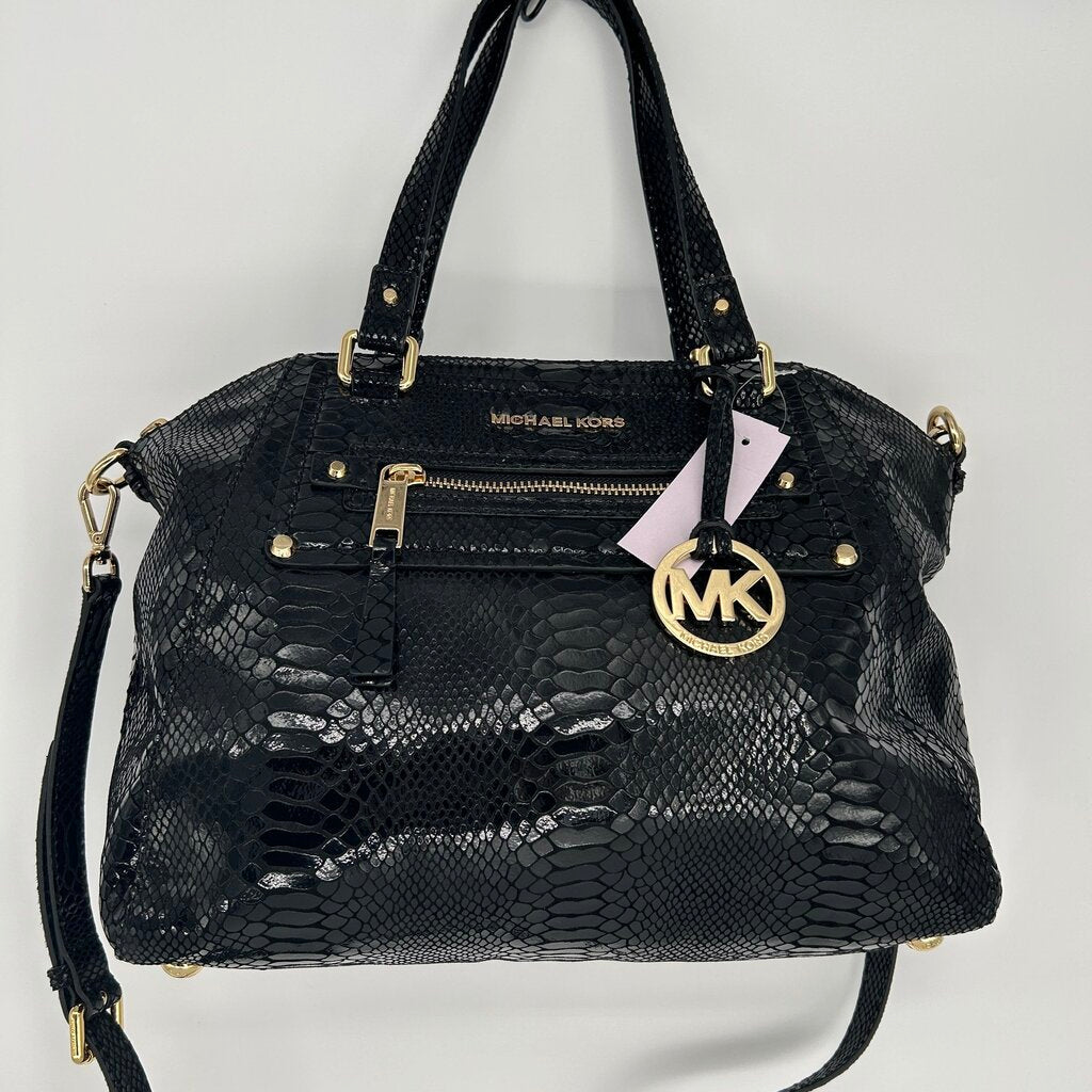 MK Croco Satchel