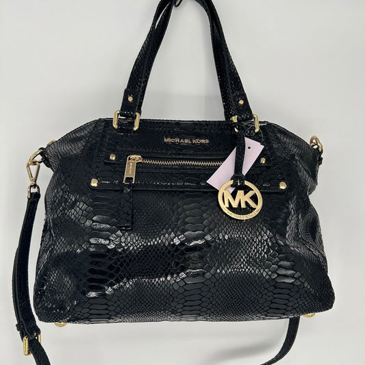 MK Croco Satchel