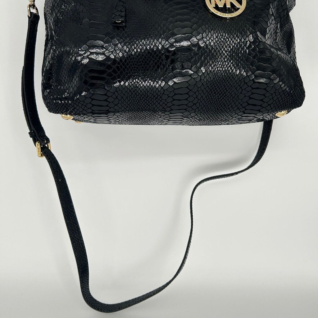 MK Croco Satchel