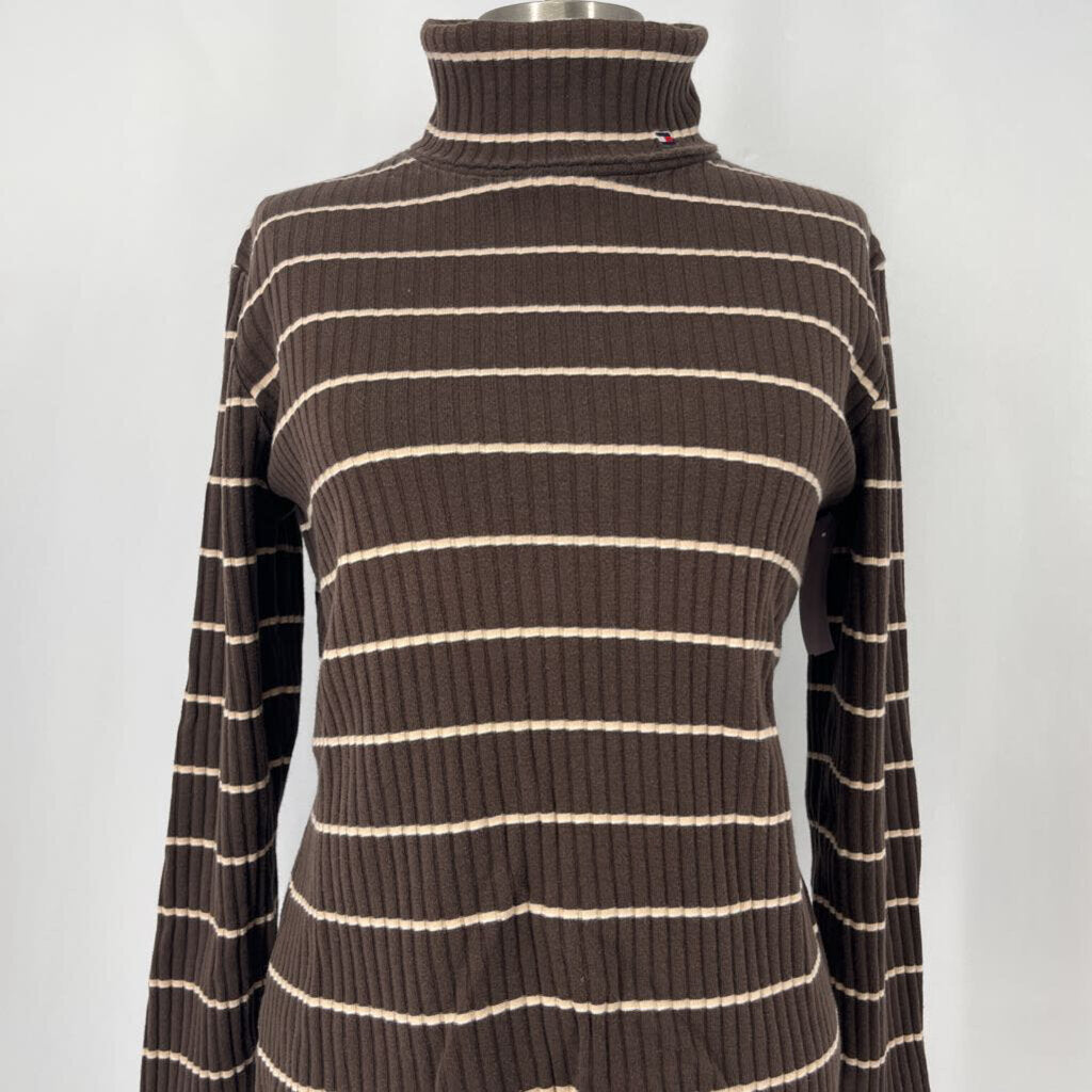 Tommy Hilfiger L/s Striped Turtleneck