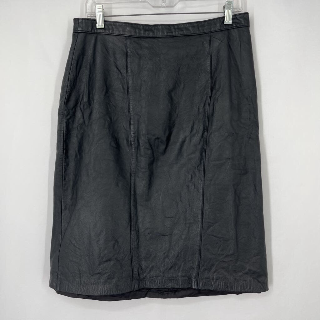 Evan Davies Leather Skirt