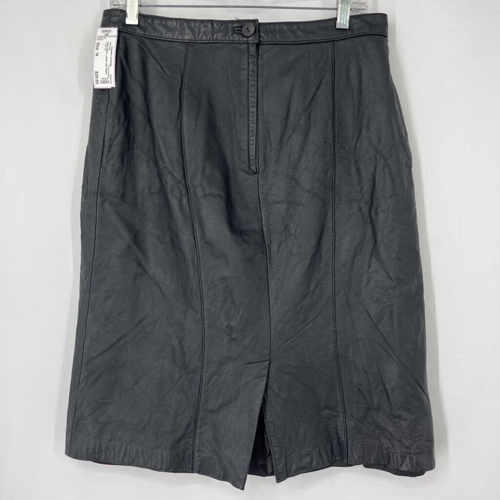 Evan Davies Leather Skirt
