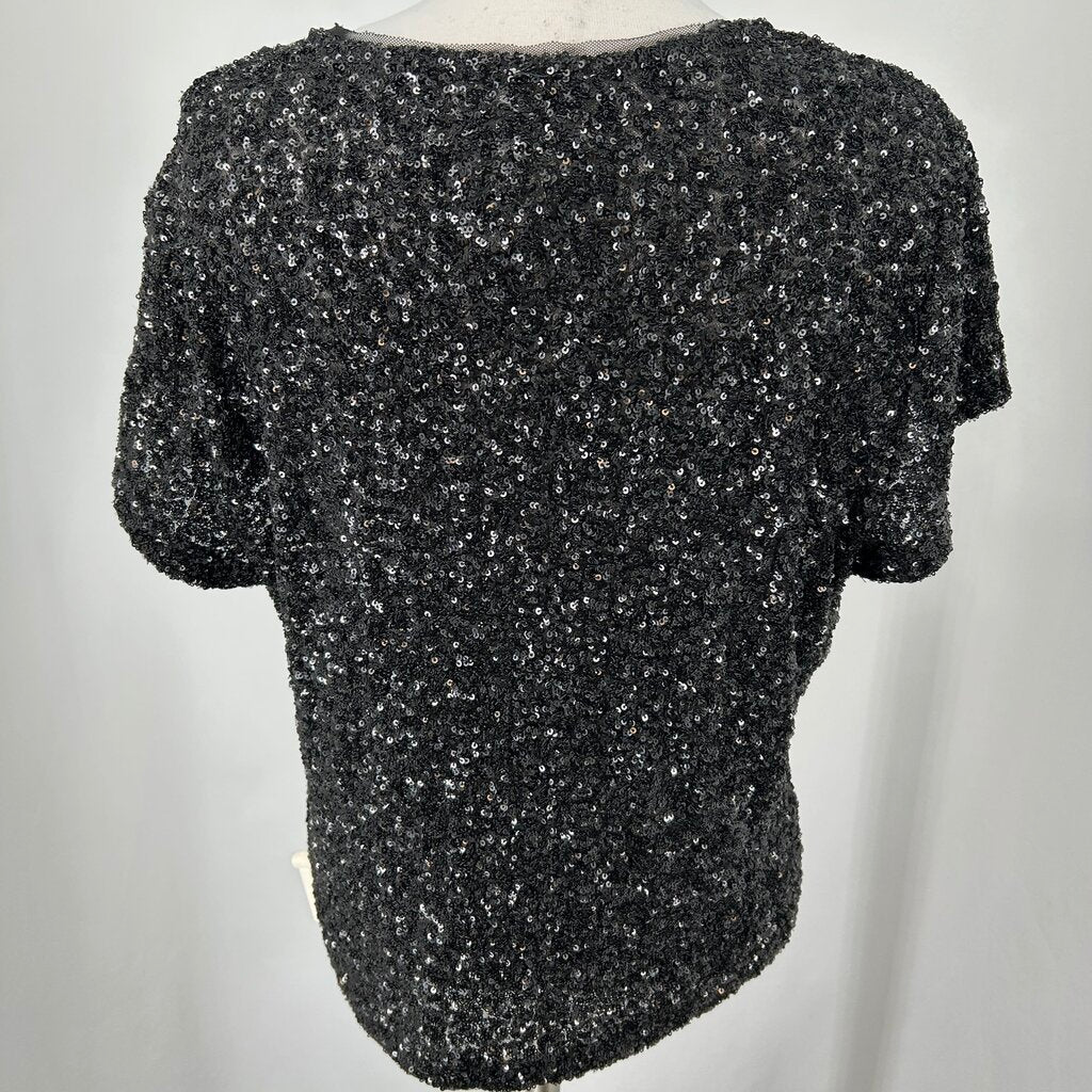 Maeve S/s Sequened Shirt