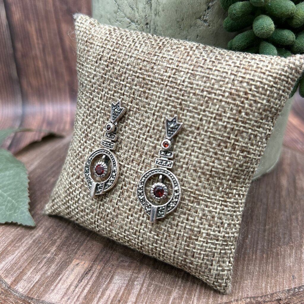 Sterling Art Deco Earrings