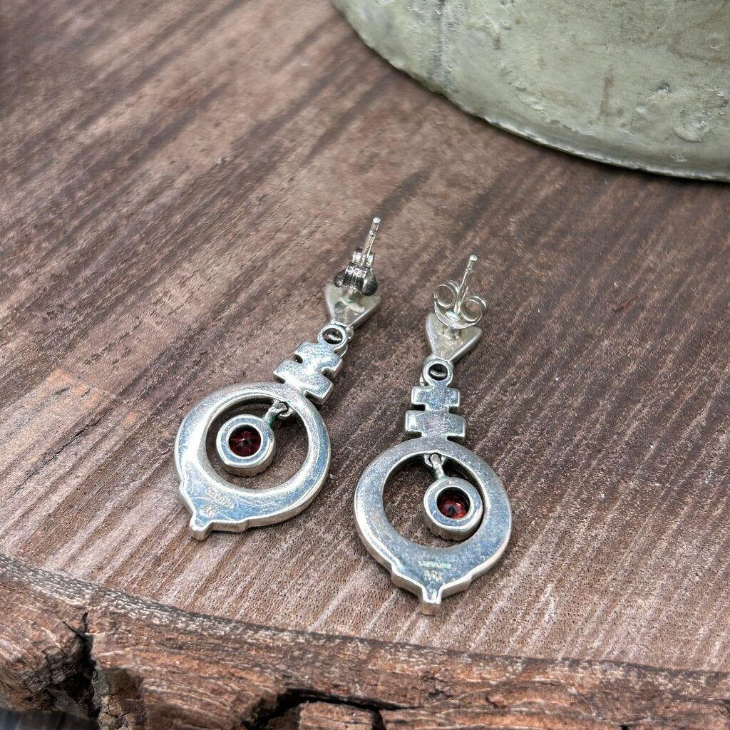 Sterling Art Deco Earrings