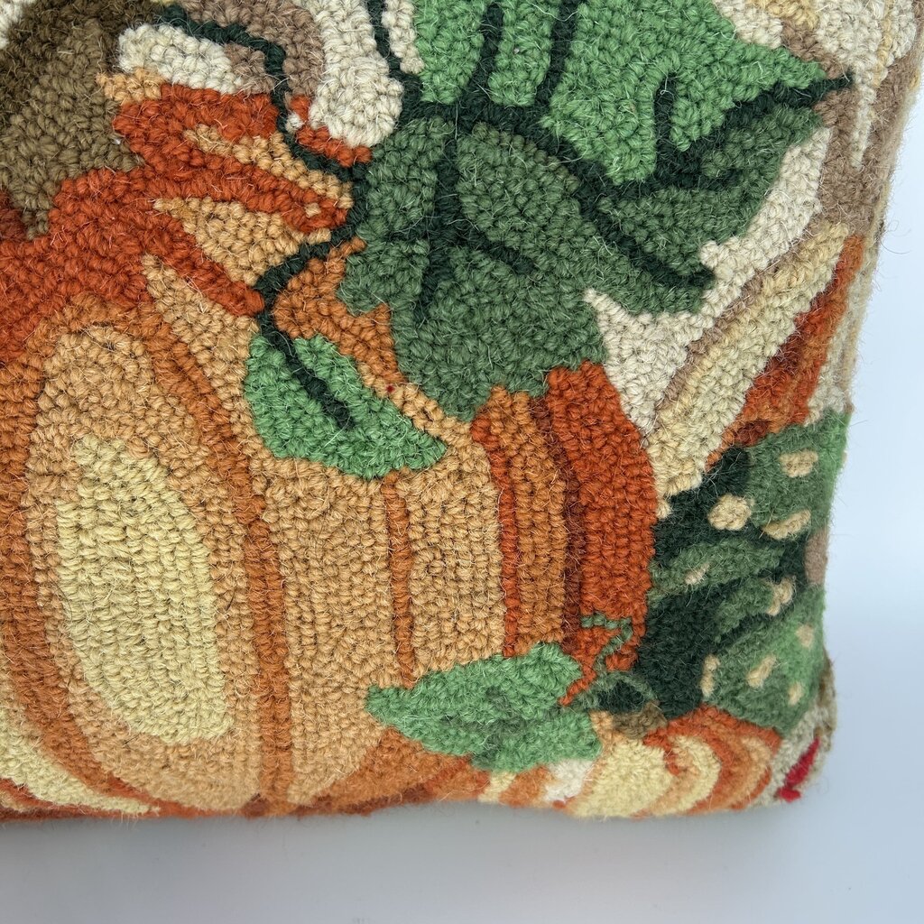 Latch-Hook Pumpkin Pillow