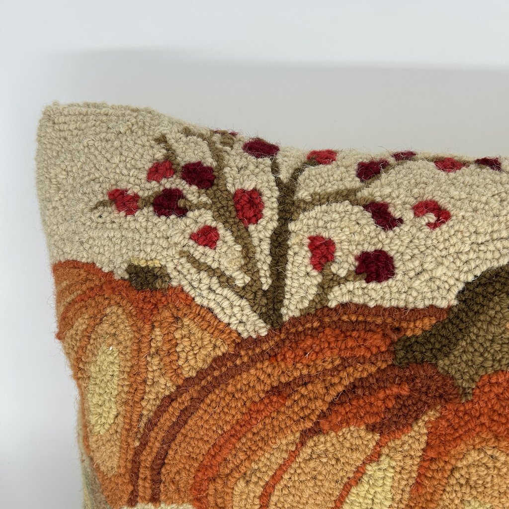 Latch-Hook Pumpkin Pillow