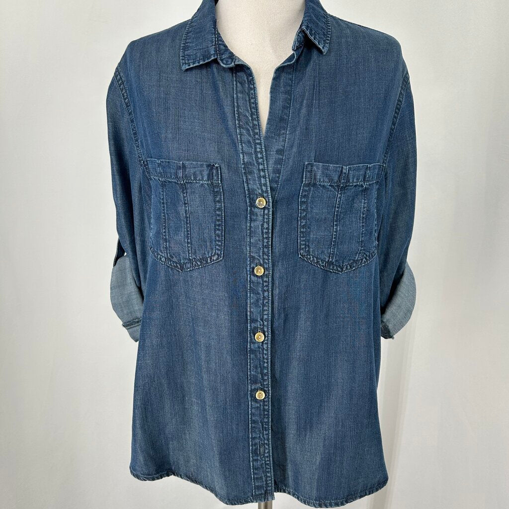 Cloth & Stone L/Roll Slv Shirt