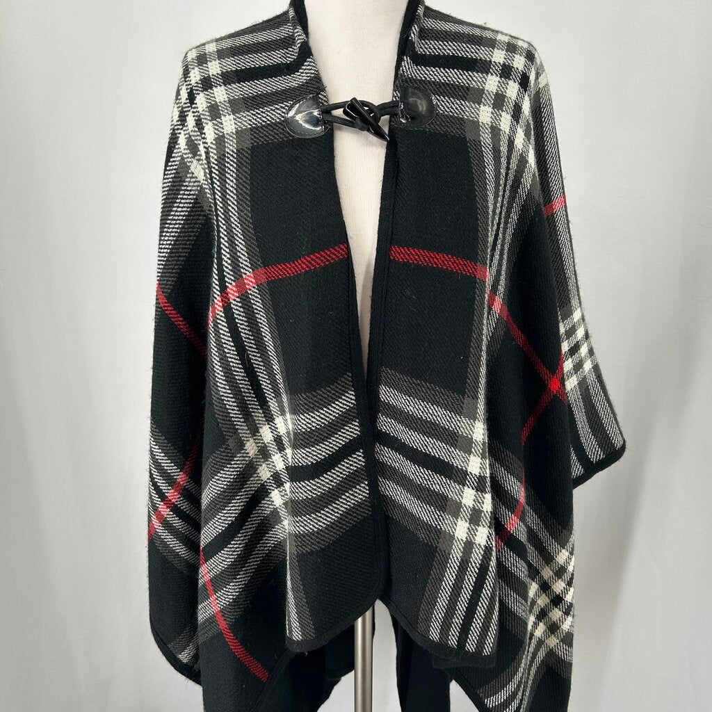 Peter Nygard Plaid Cape