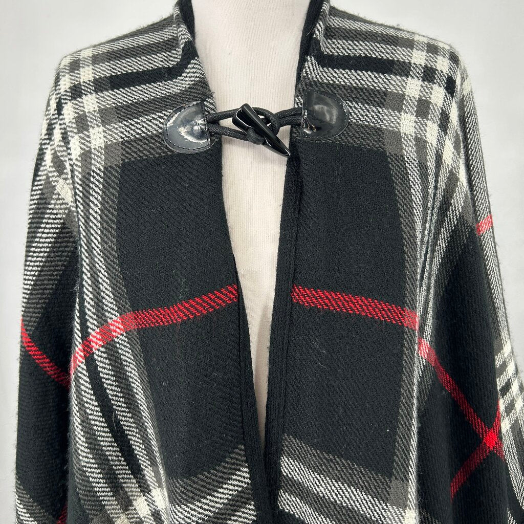 Peter Nygard Plaid Cape