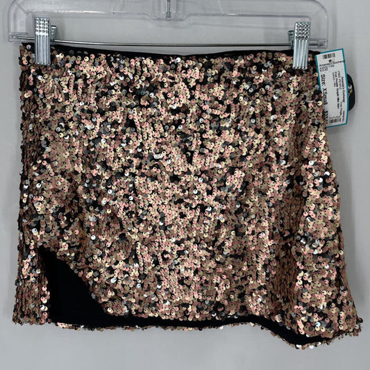 Free People Sequin Mini Skirt