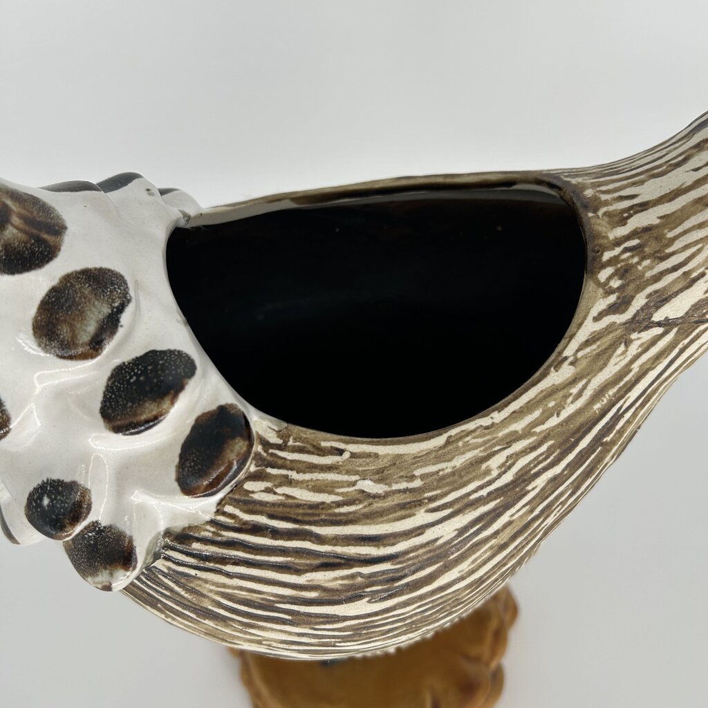 Ceramic Chicken Pot on Stand