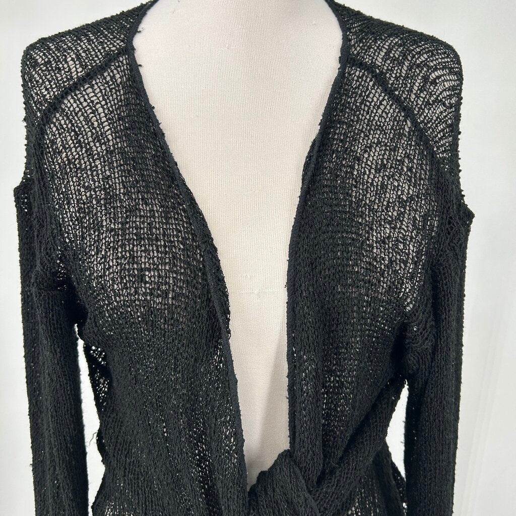 Vasna Tie Front Shrug Sweater