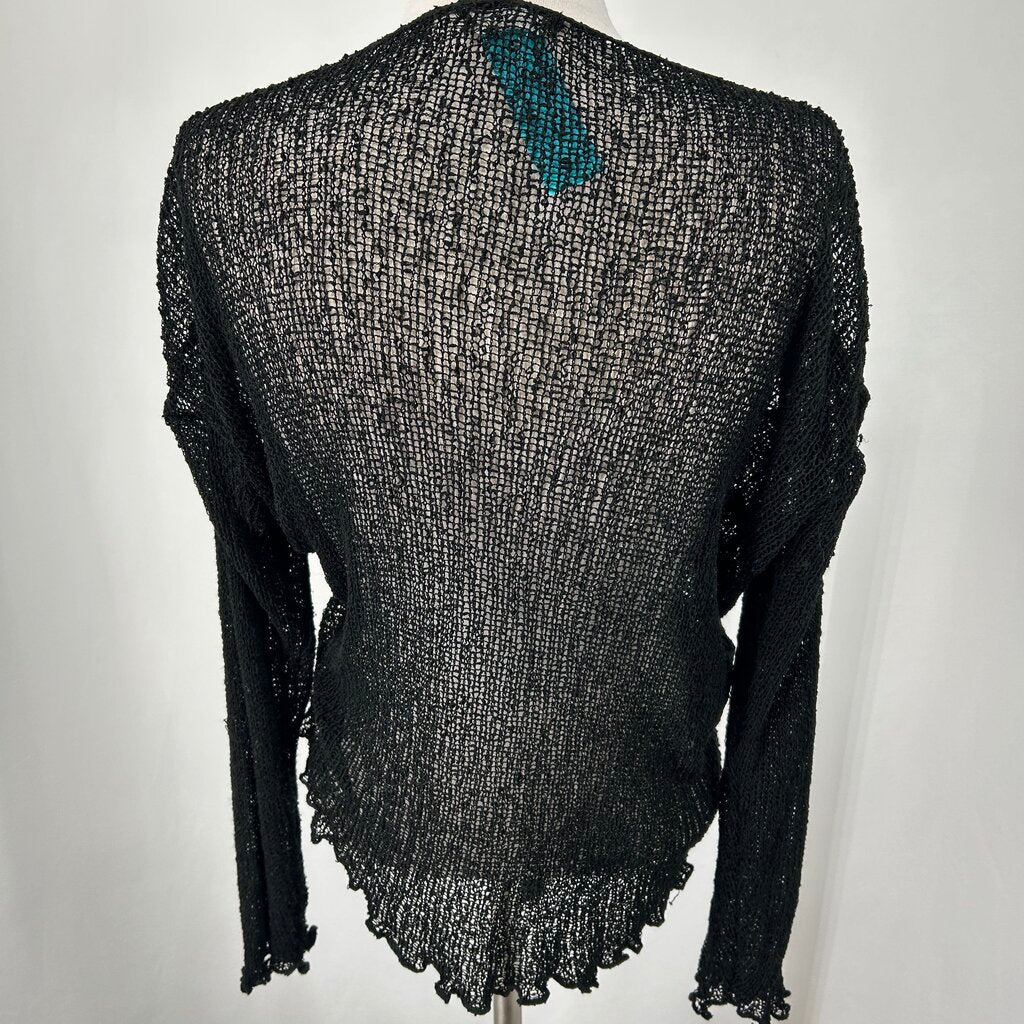 Vasna Tie Front Shrug Sweater