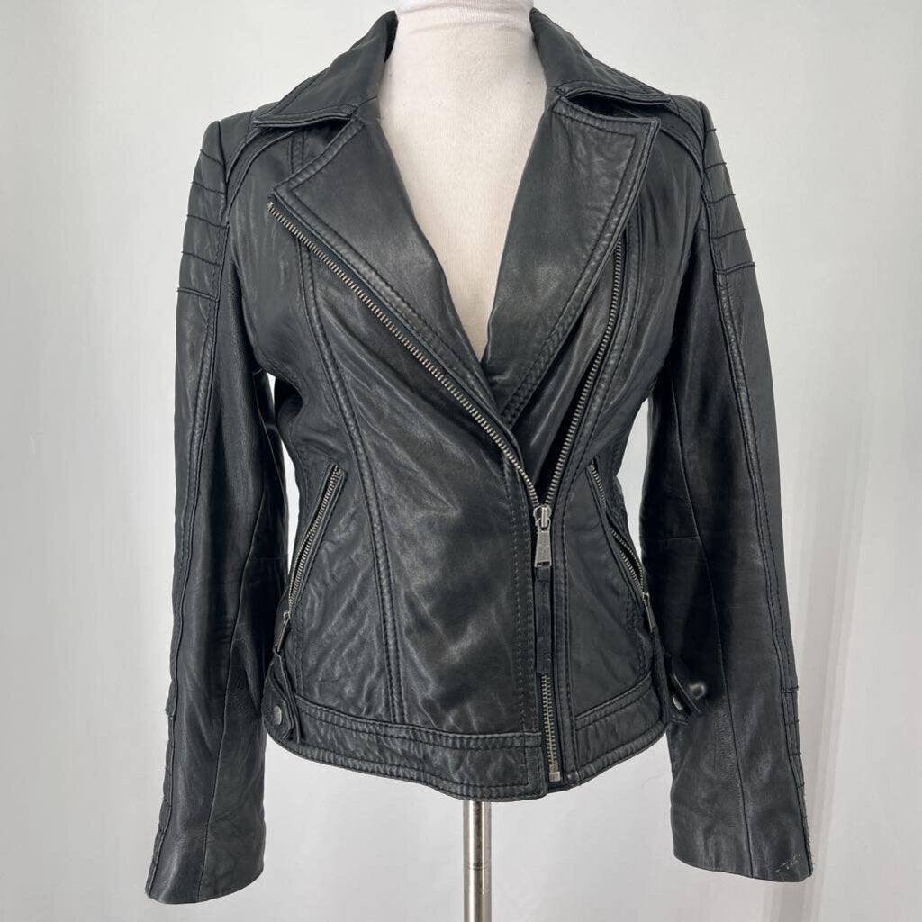 MK Leather Moto Jacket