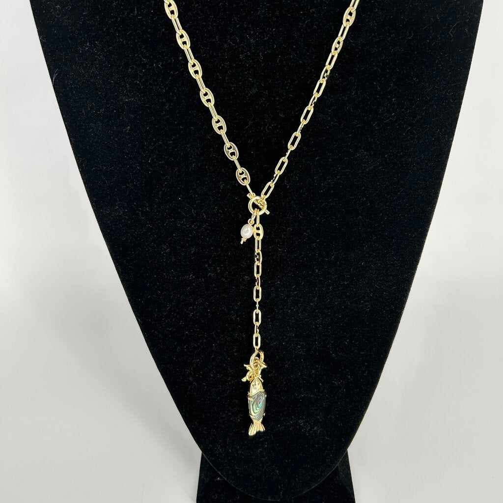 Kendra Scott Parker Fish Necklace