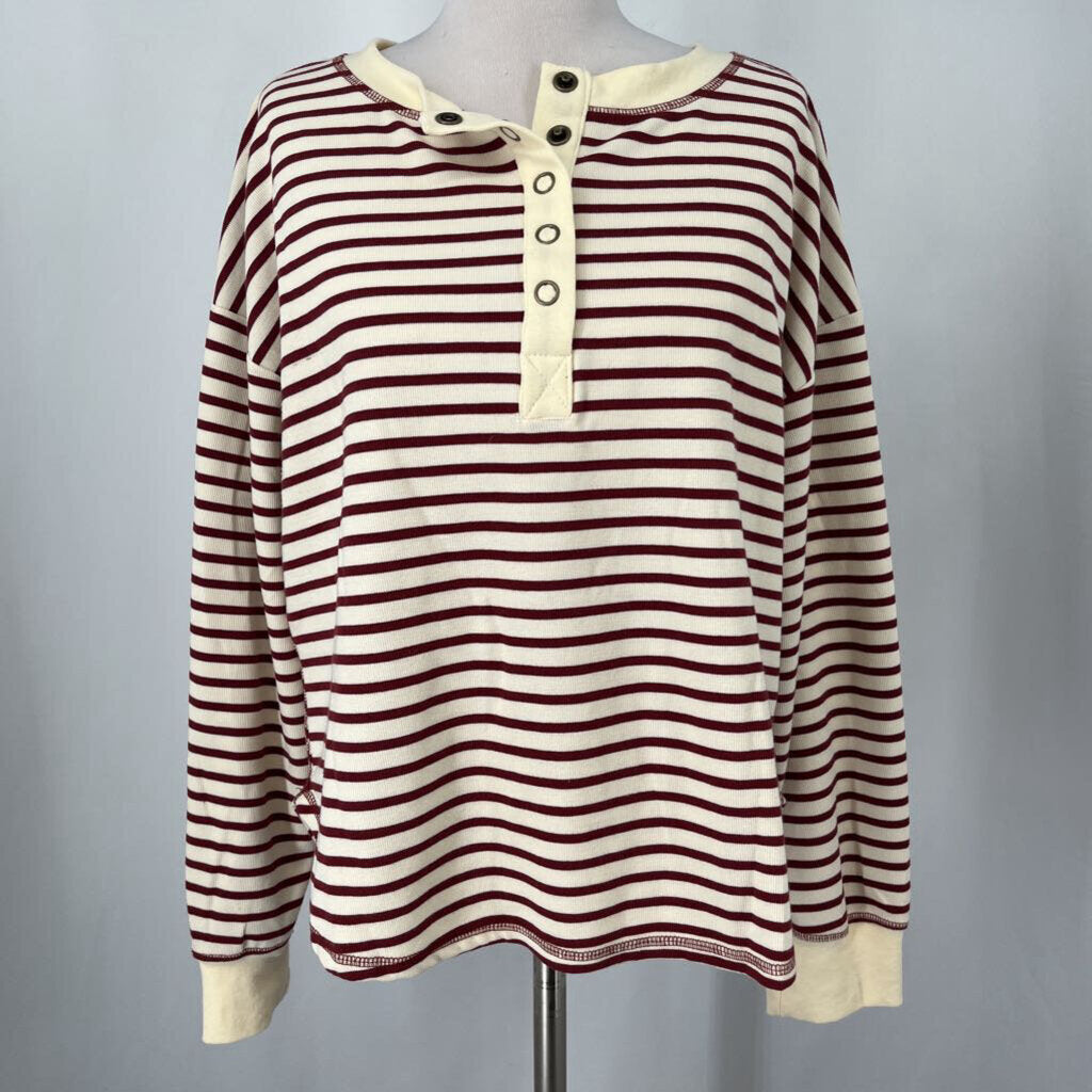 Blu Pepper L/s Stripe Shirt