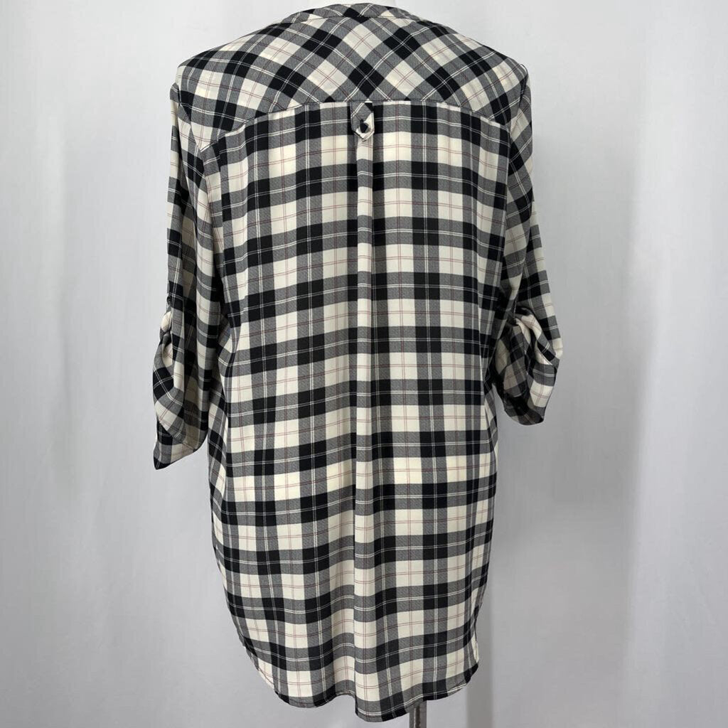 Torrid Roll Slv Plaid Shirt