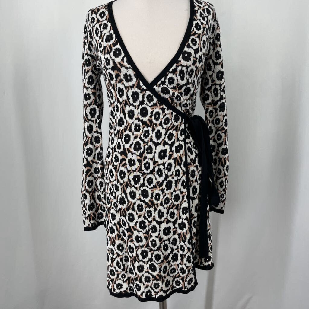 DVF L/s Floral Wrap Dress