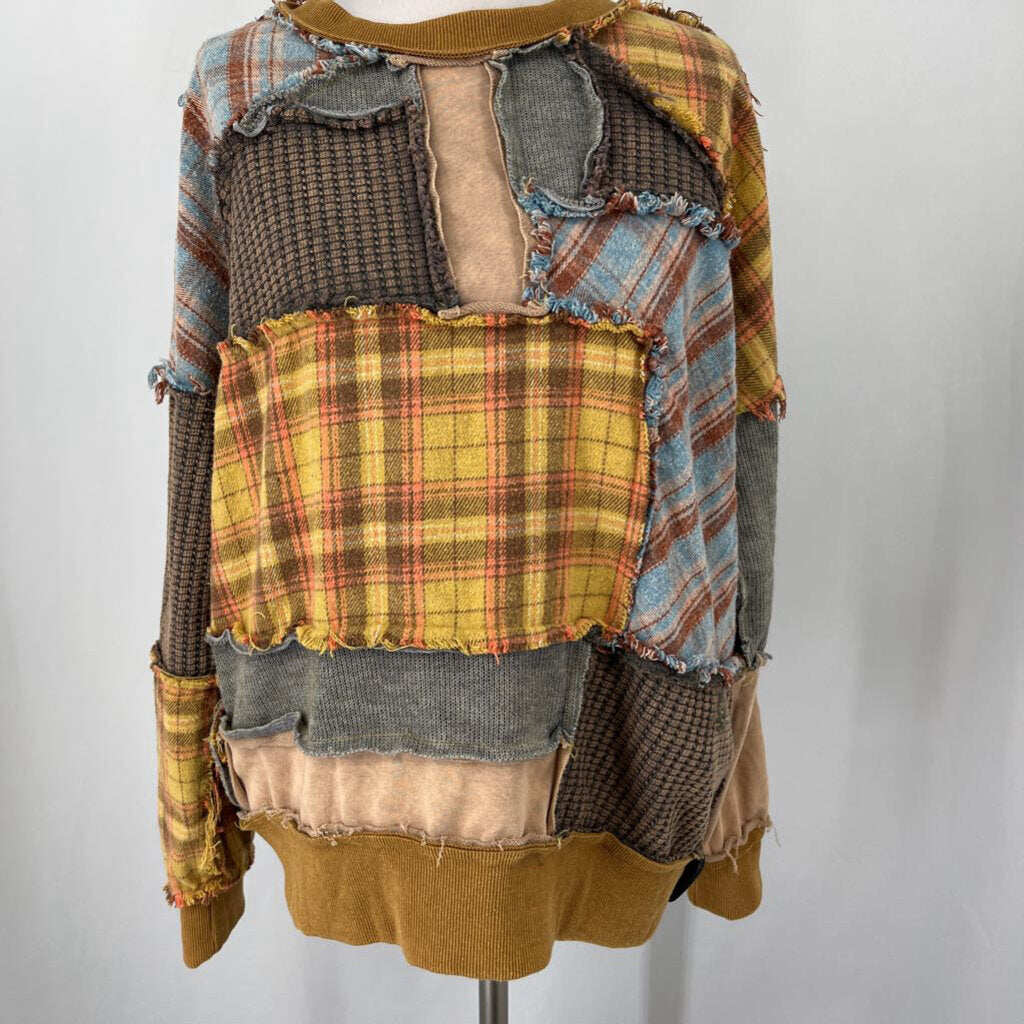 Oli & Hali L/s Patchwork Shirt