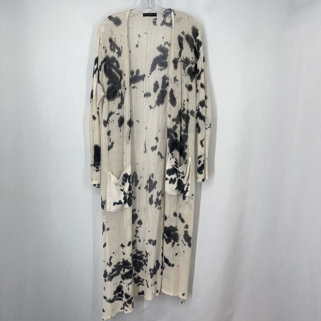 T Party Long Mesh Cardigan