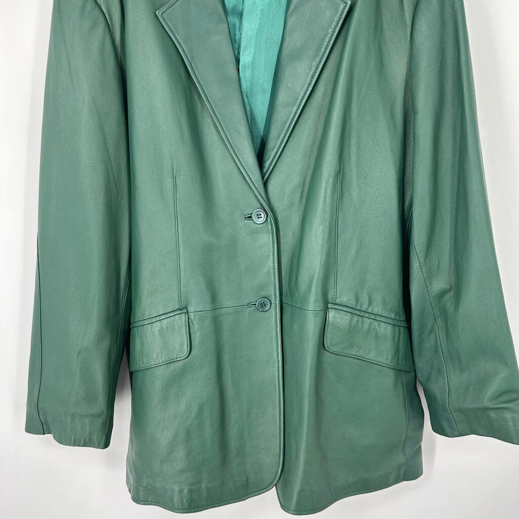 Pamela McCoy Leather Blazer