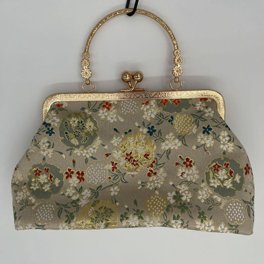 Metallic Brocade Clutch