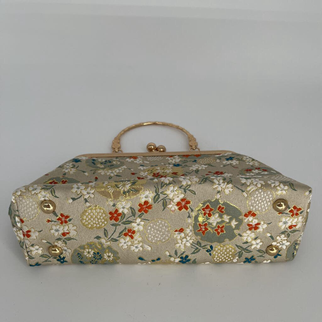 Metallic Brocade Clutch