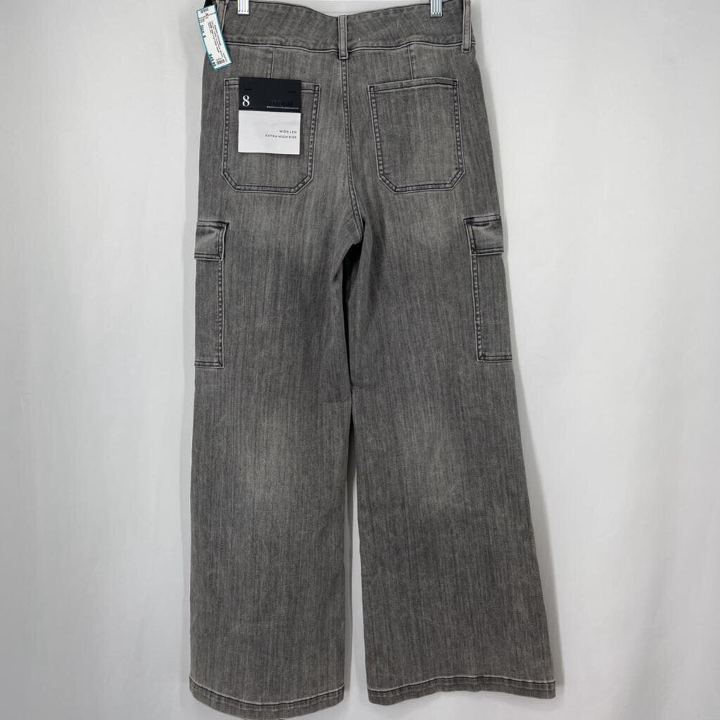 WHBM Wide Leg Cargo Jeans