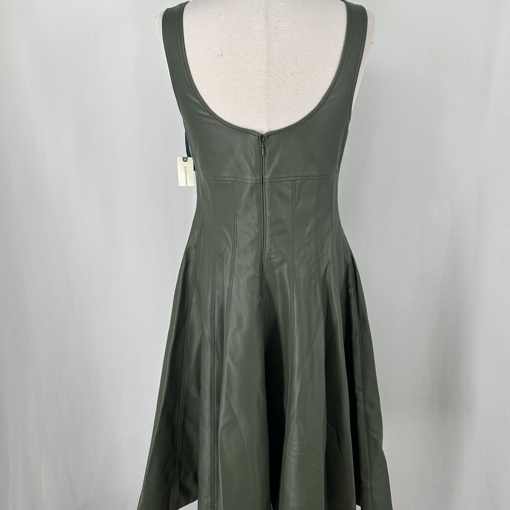 Anthropologie Faux Leather Dress