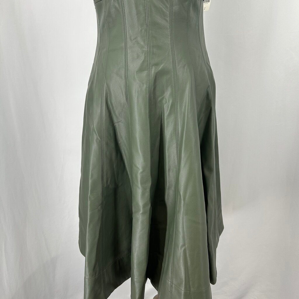 Anthropologie Faux Leather Dress