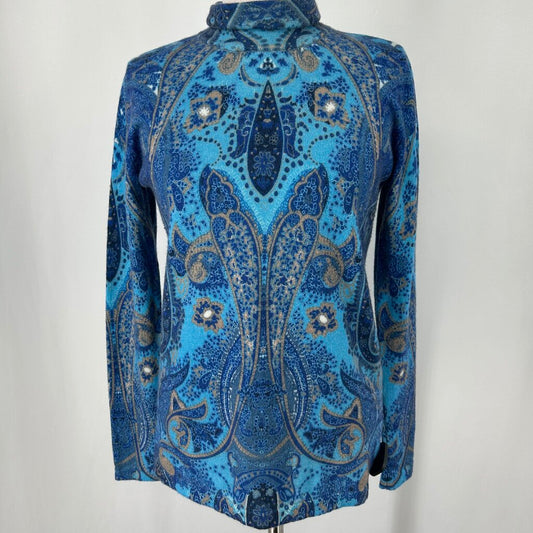Edinburgh Paisley Turtleneck