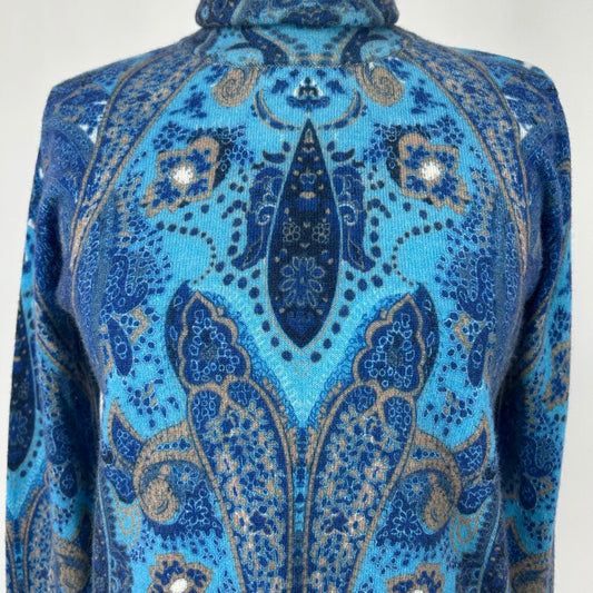Edinburgh Paisley Turtleneck