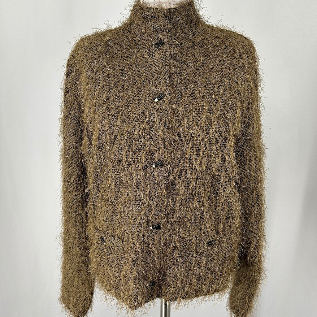 Jamie Saddock Fuzzy Knit Cardigan