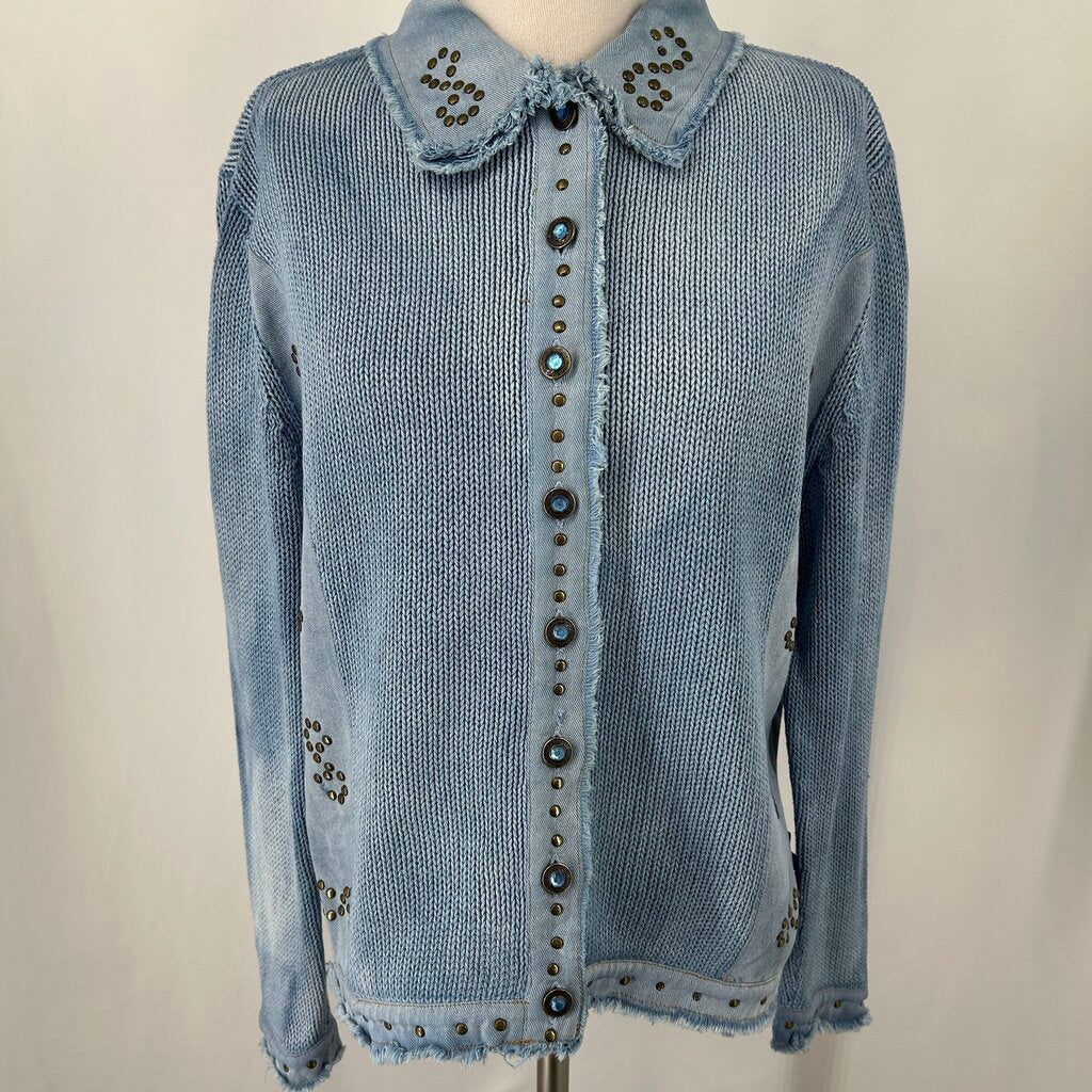 PBJ Blues Mixed Media Jacket