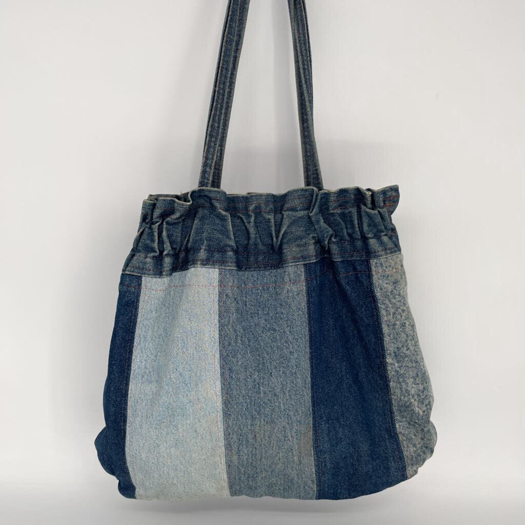 Patchwork Denim Shoulder Bag
