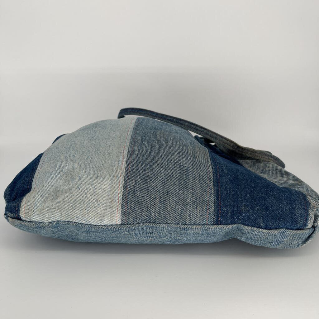 Patchwork Denim Shoulder Bag