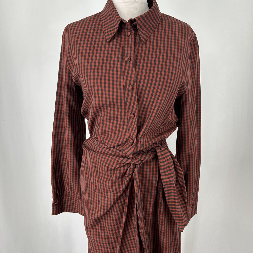 Nanushka L/s Checked Dress