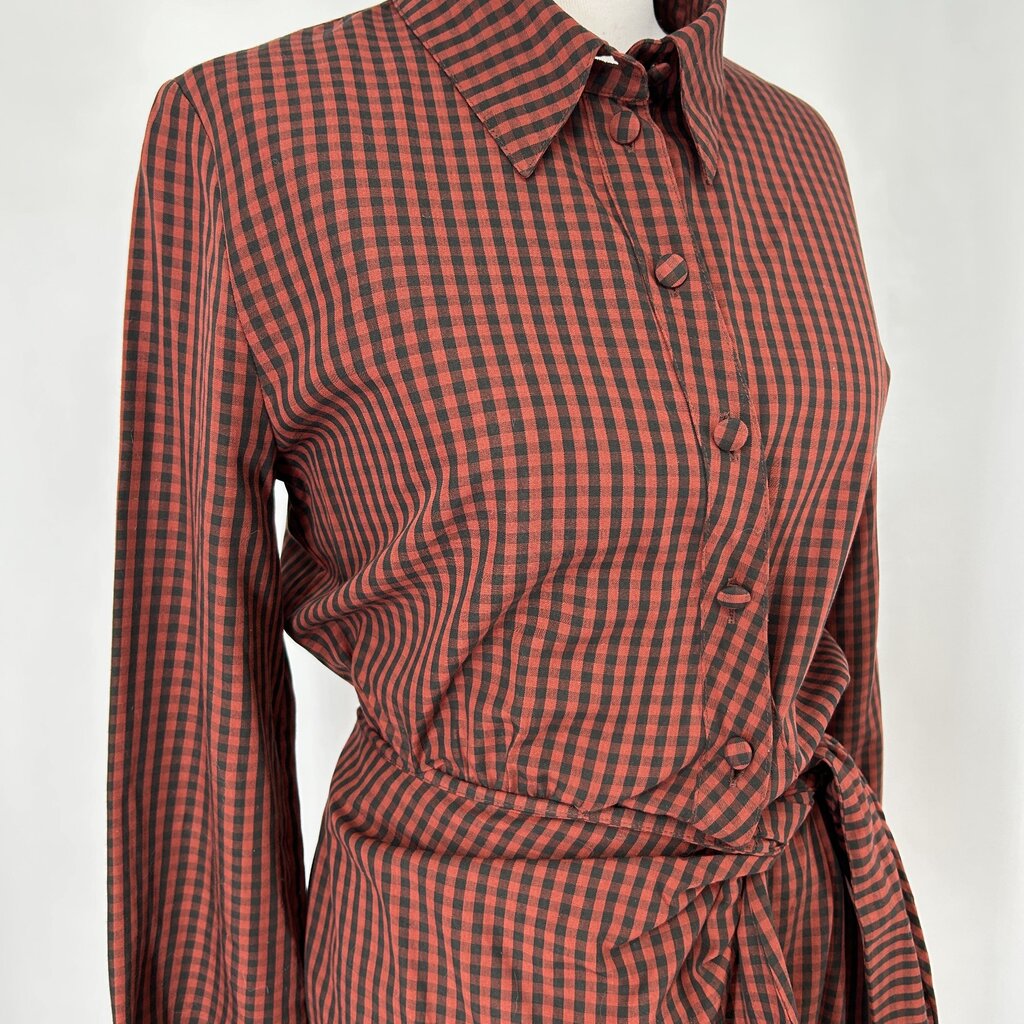 Nanushka L/s Checked Dress
