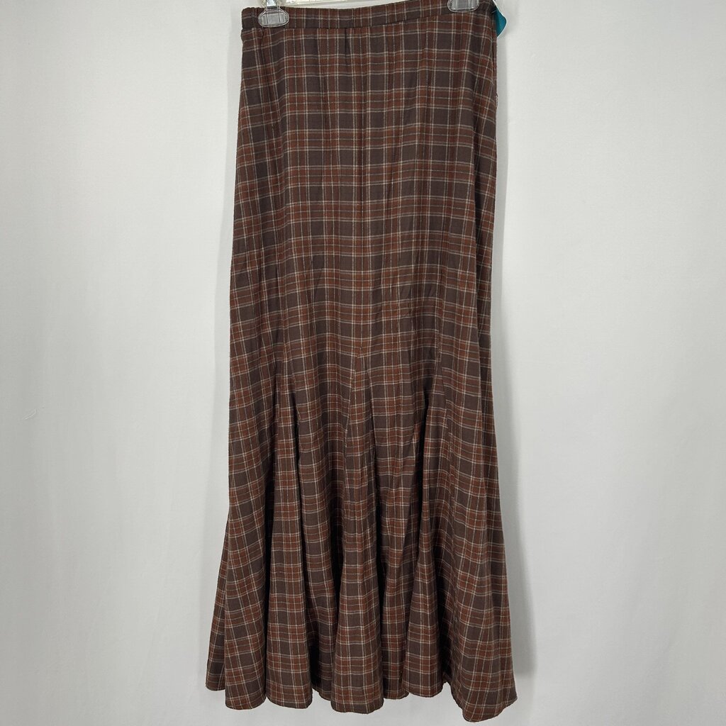 Blue B Flannel Maxi Skirt