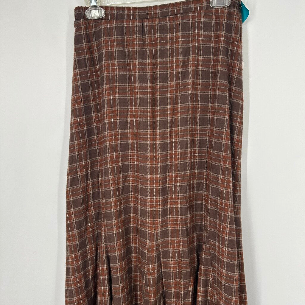 Blue B Flannel Maxi Skirt