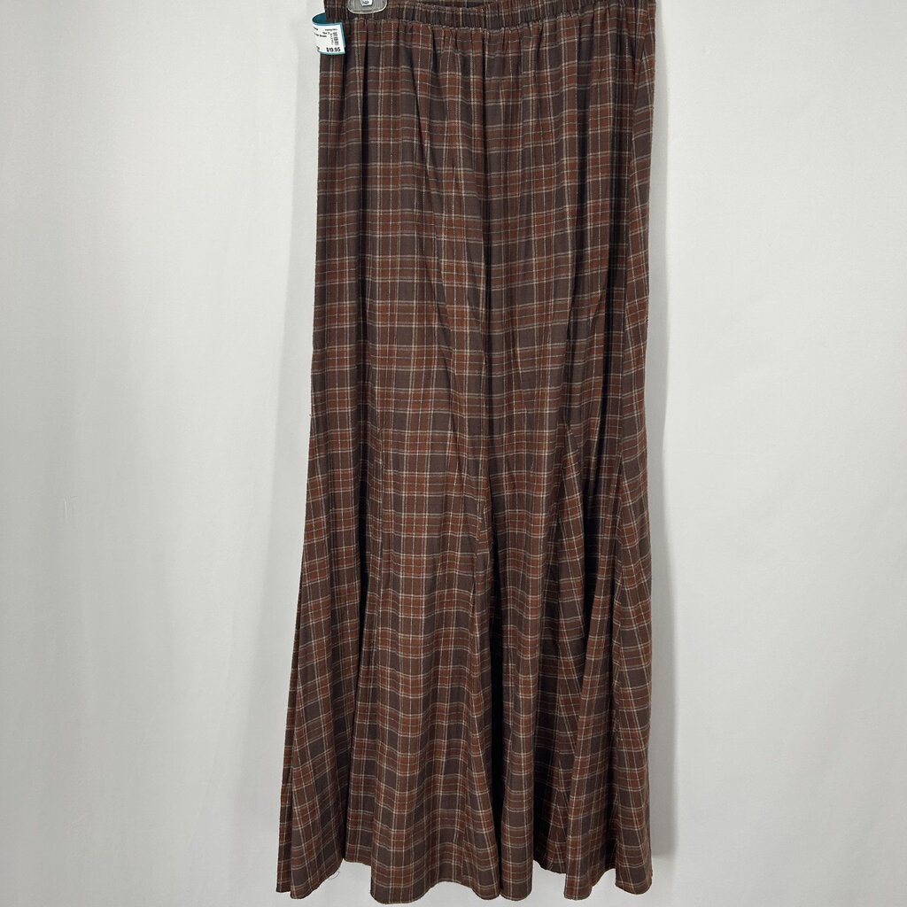 Blue B Flannel Maxi Skirt