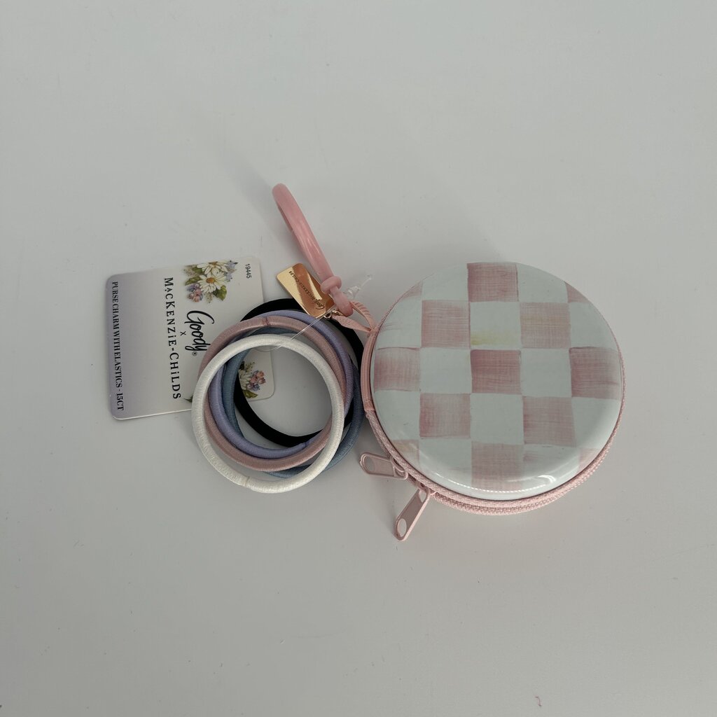 Checkered Hair Tie Holder