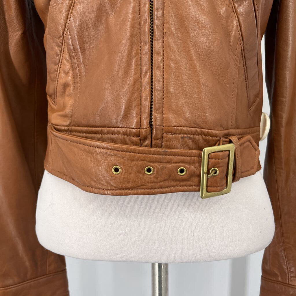 Lauren Leather Bomber AS IS