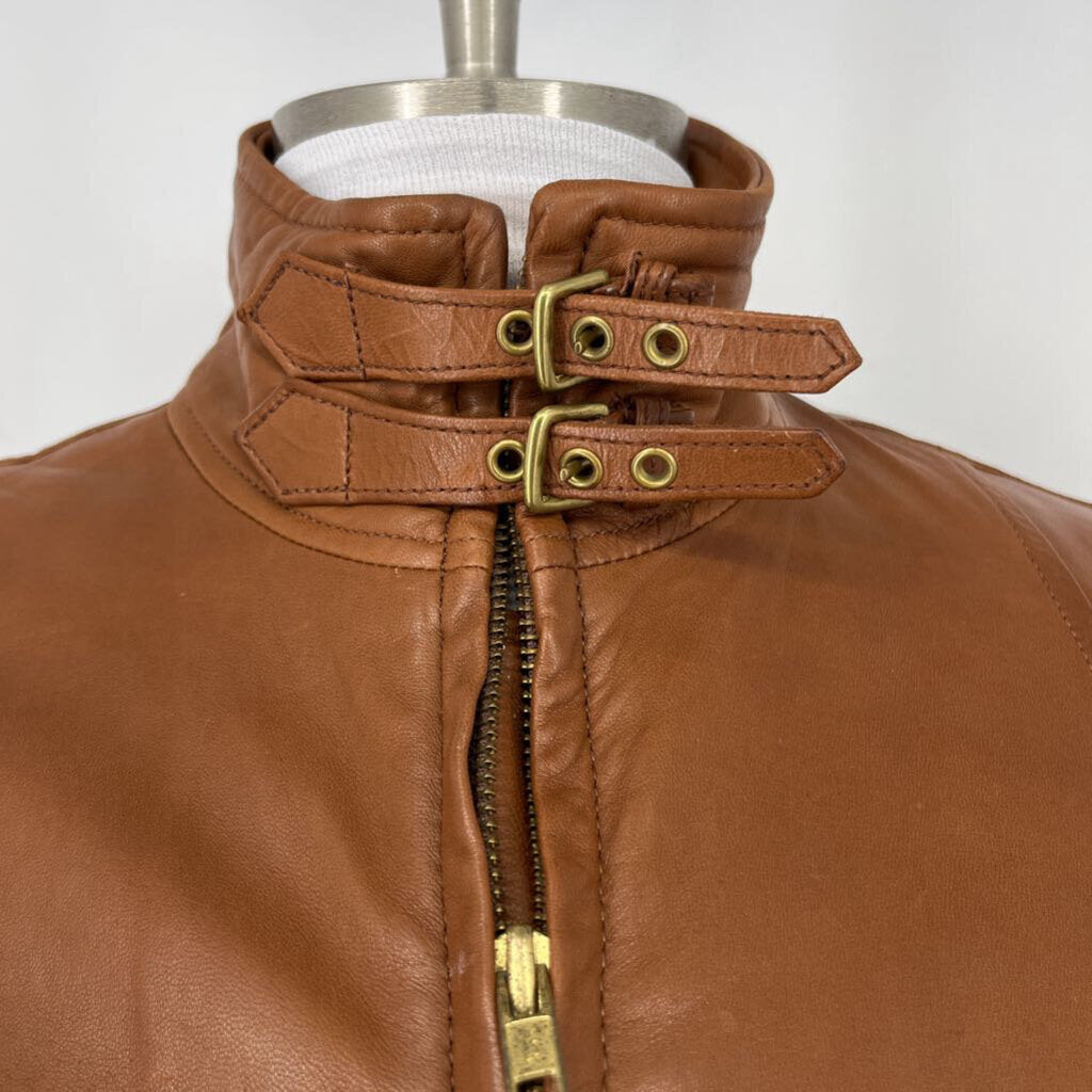 Lauren Leather Bomber AS IS